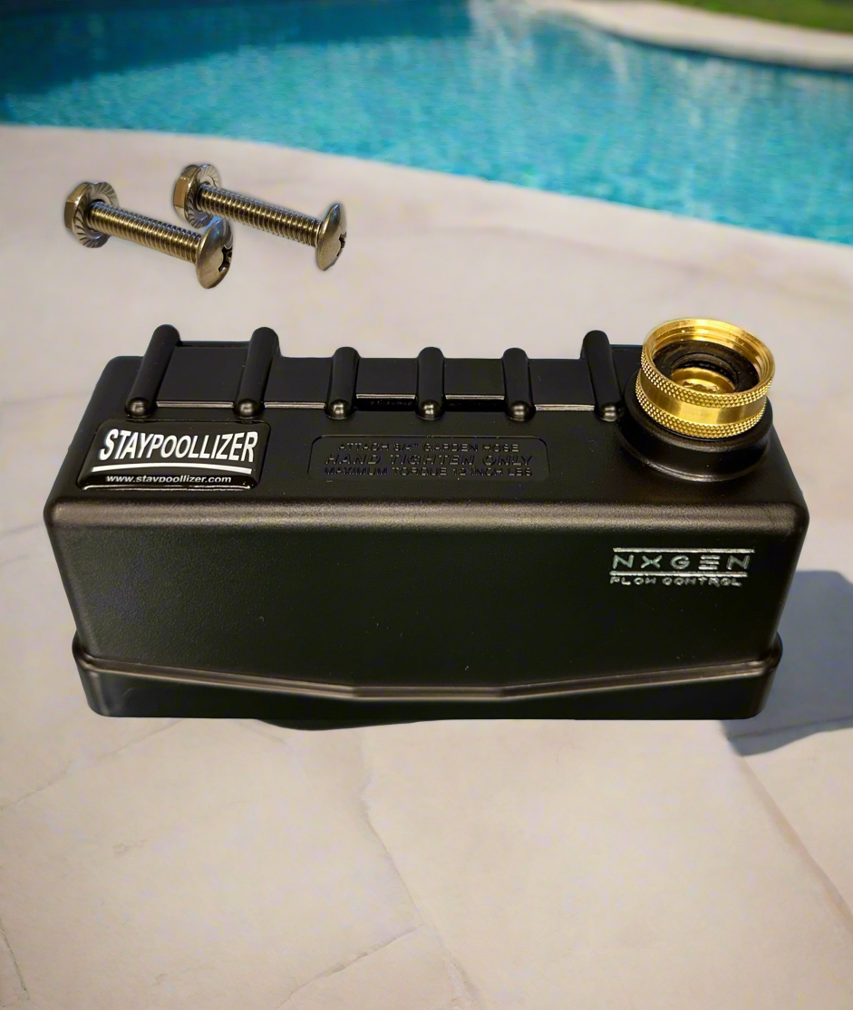 Staypoollizer 2.0 Nxgen Brass Swivel with Stainless Steel Inlet Float Assembly with Hardware