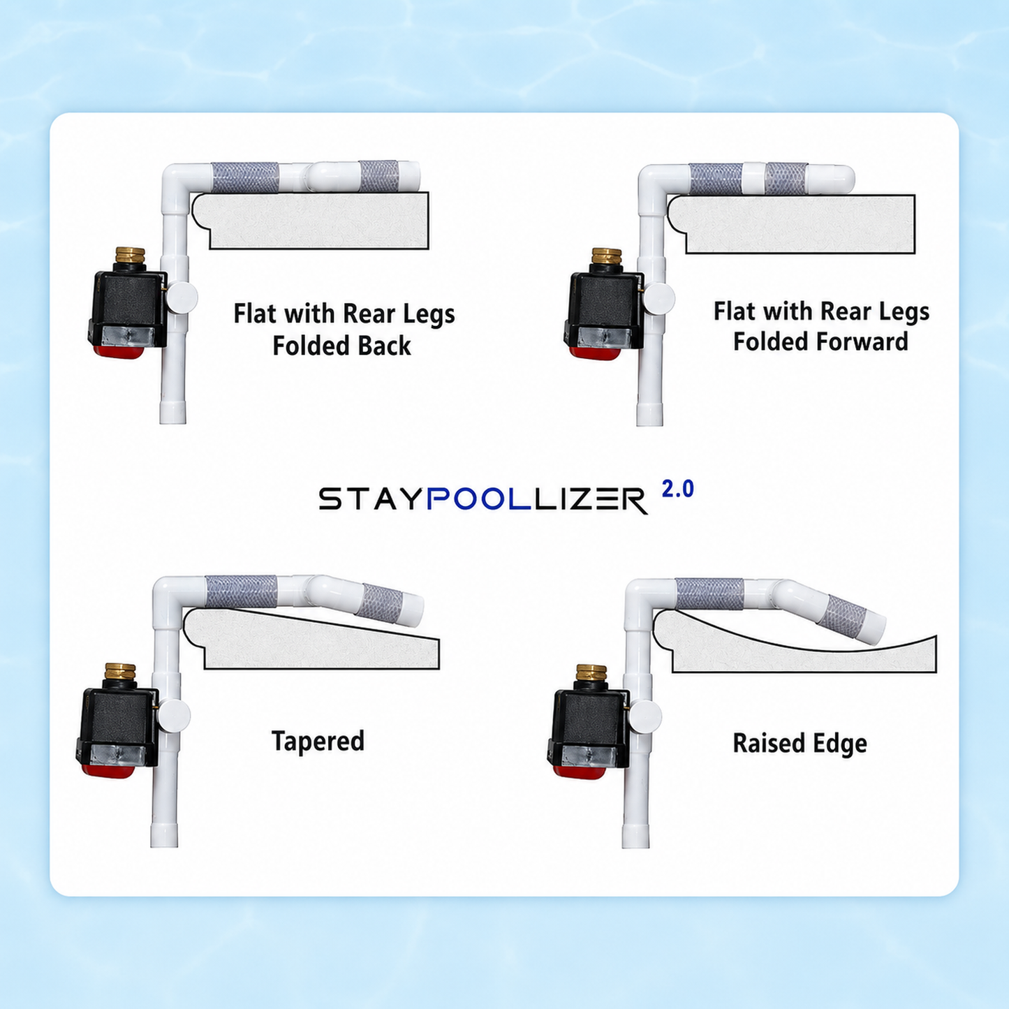Staypoollizer 2.0 Brass Swivel
