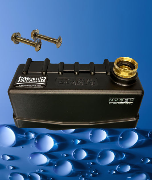 Staypoollizer 2.0 Nxgen Brass Swivel with Stainless Steel Inlet Float Assembly with Hardware