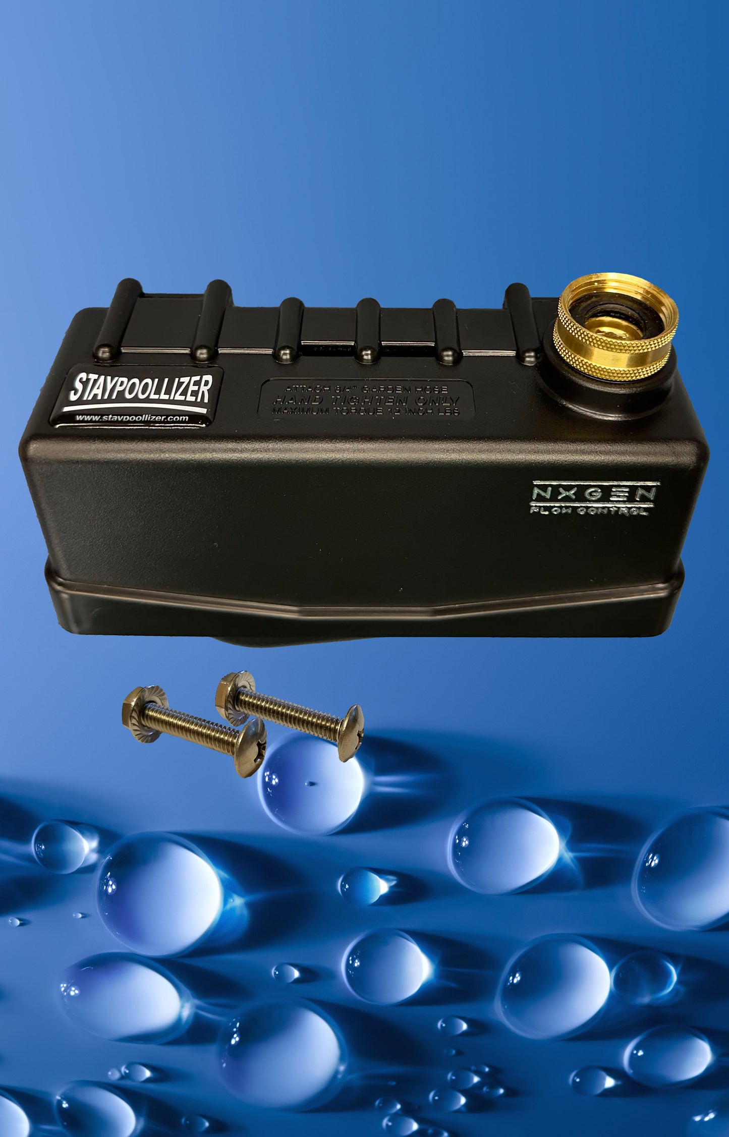 Staypoollizer 2.0 Nxgen Brass Swivel with Stainless Steel Inlet Float Assembly with Hardware