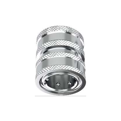 Stainless Steel 3/4-Inch Garden Hose Quick-Connect Coupler