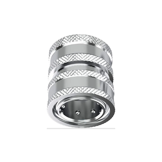 Stainless Steel 3/4-Inch Garden Hose Quick-Connect Coupler