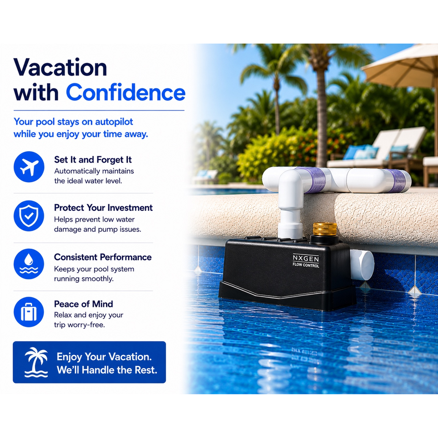 Staypoollizer 2.0 Brass Swivel