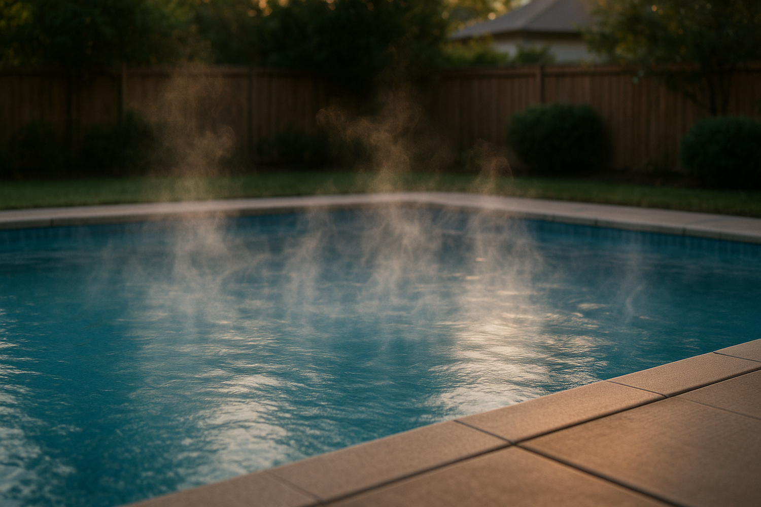 evaporation from a swimming pool