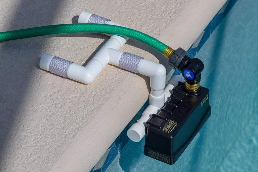 JCS Industries LLC - Staypoollizer Water Hose Swivel Staypoollizer Adjustable Angle Hose Swivel